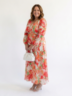 Althea | Long Sleeve Floral Maxi Dress
