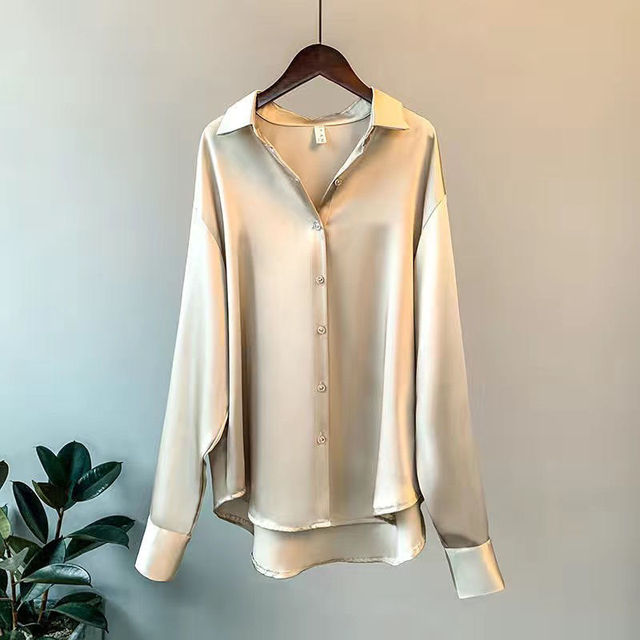 FLORENCE | Silky Long-Sleeve Blouse