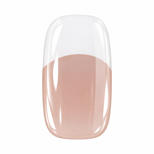 Nude French Gel-Nagelsticker