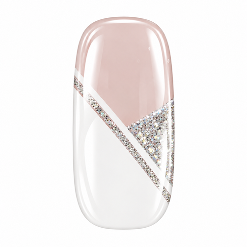 Silver Elegance Gel-Nagelsticker