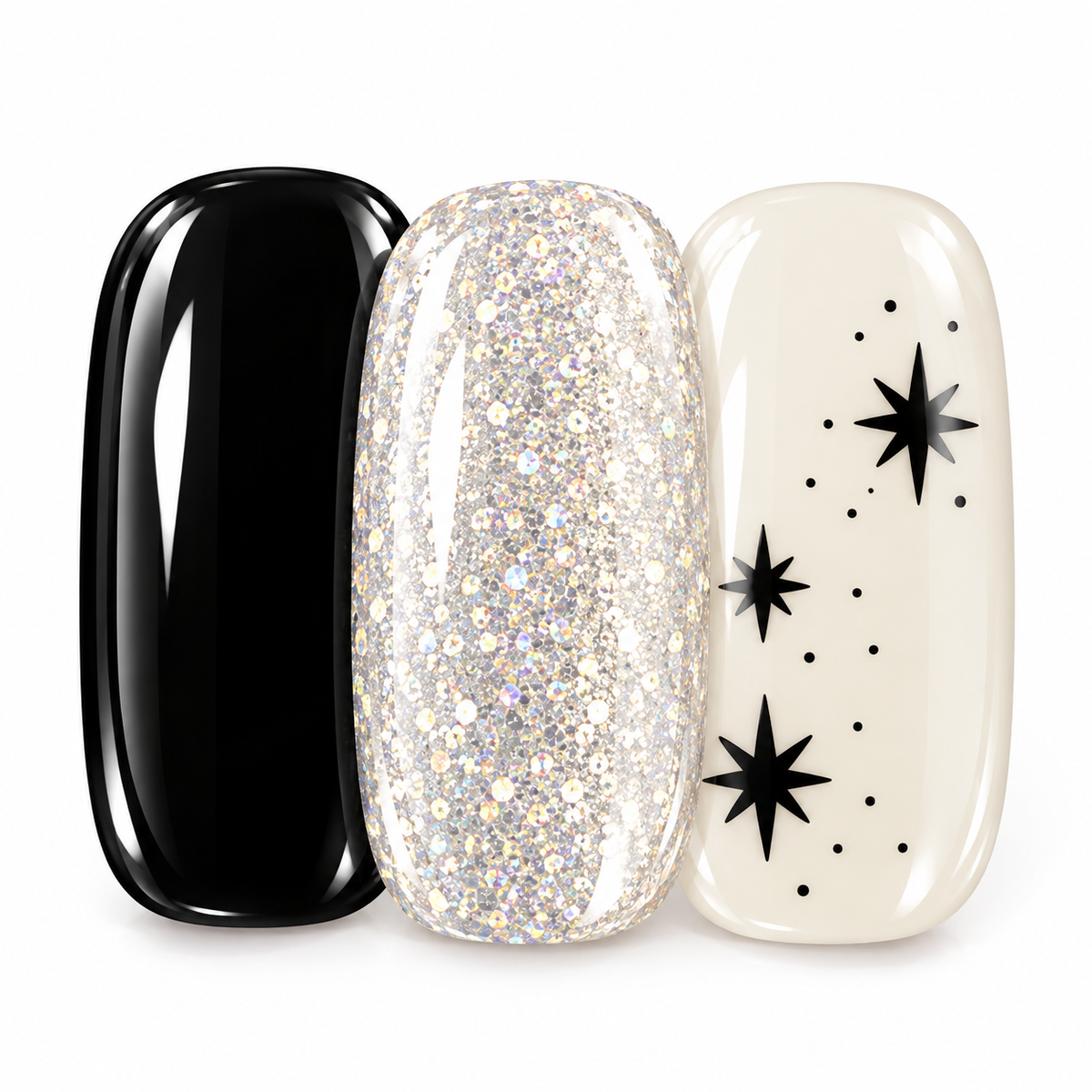 UV Gel Nail Stickers Starter Kit - 1+1 Free colors