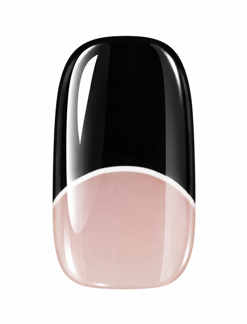 Noir French Gel-Nagelsticker