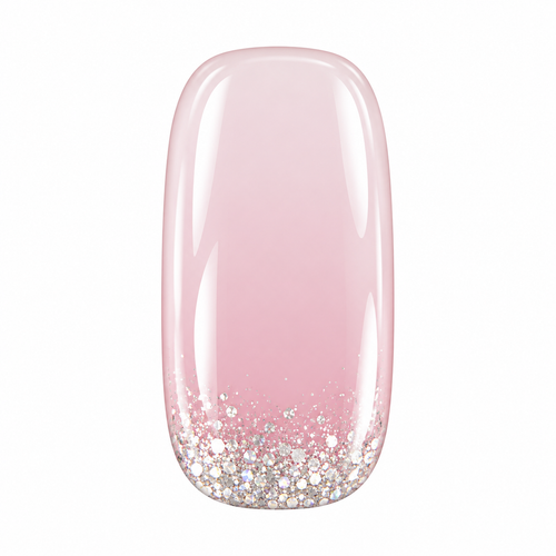Blush Glitter Gel-Nagelsticker