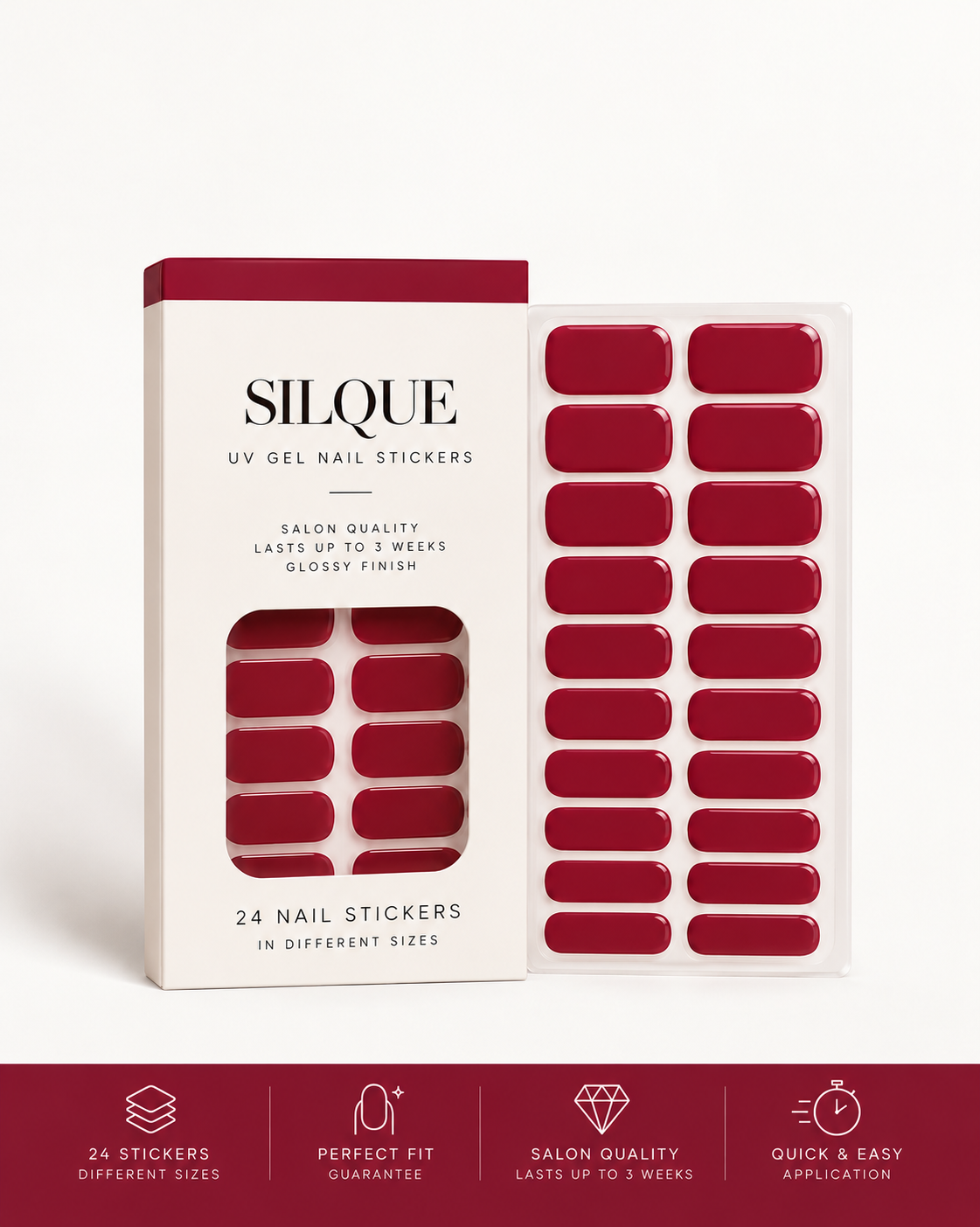 UV Gel Nail Stickers Starter Kit - 1+1 Free colors