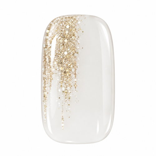 Golden Veil Gel-Nagelsticker