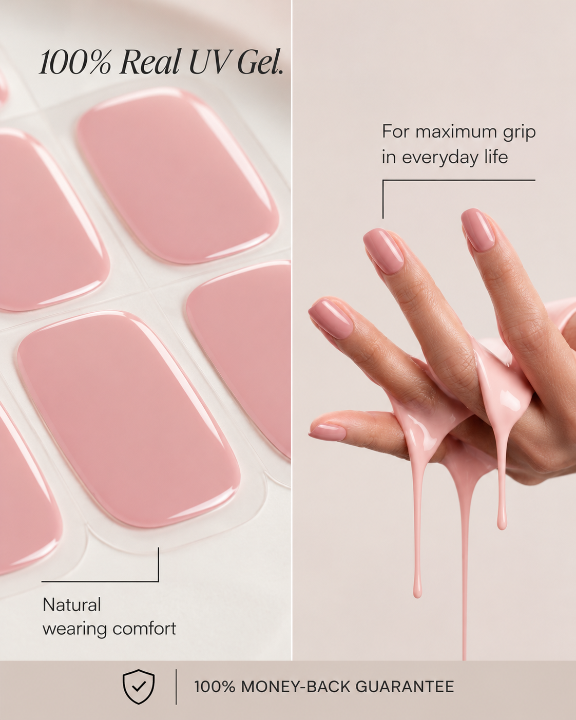 UV Gel Nail Stickers Starter Kit - 1+1 Free colors
