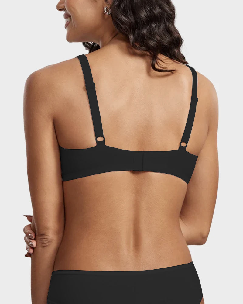 Silque® Lola - Underwire Support Seamless Balconette Bra