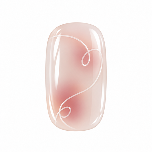 Blush Whispers Gel-Nagelsticker
