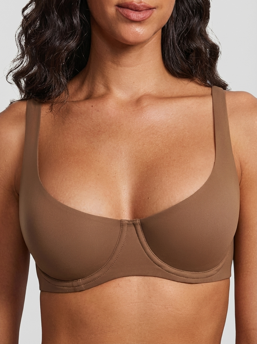 Silque® Lola - Underwire Support Seamless Balconette Bra